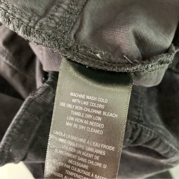 NEW Free People Jayde Corduroy High Rise Flare Black Pants 30 - Picture 7 of 16